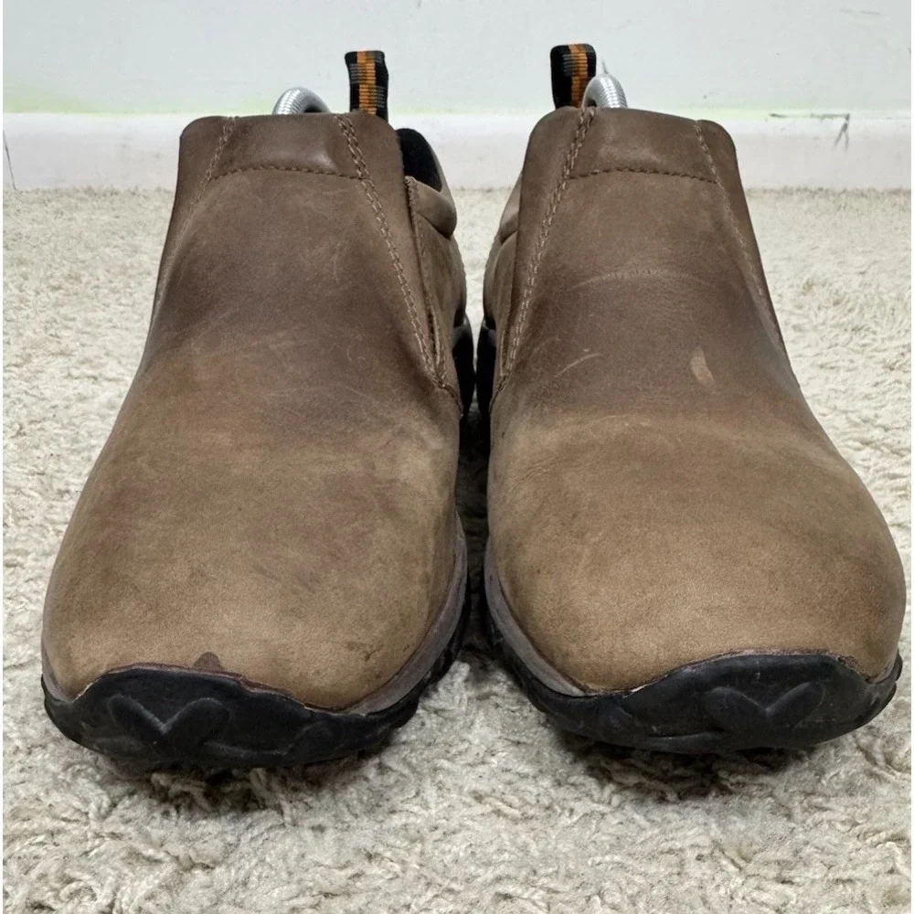 Merrell Jungle Moc Nubuck Brown Waterproof Slip-On Shoes‎ Men's Size 10 Outdoors